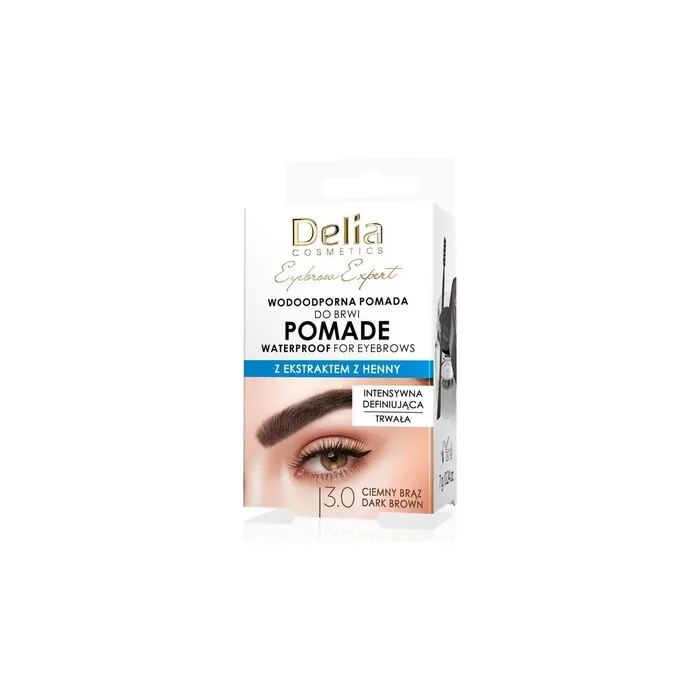 Delia Eyebrow Expert Waterproof Eyebrow Pomade 30 Dark Brown 7 G