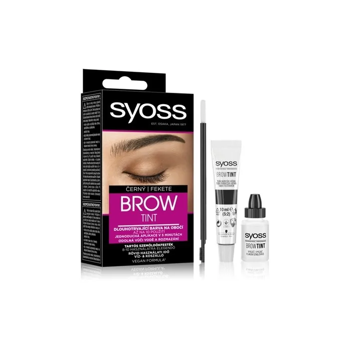 Syoss Brow Tint - Black, 10 ml