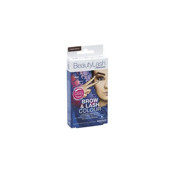 Beautylash Brow & Lash Colour Eyebrow And Eyelash Tint Kit Dark Brown