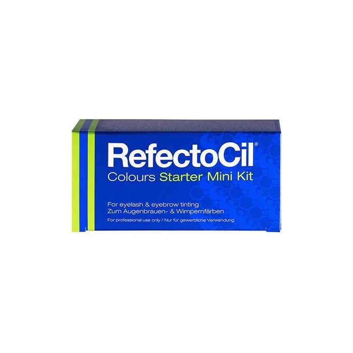Refectocil Starter Set For Dyeing Eyebrows And Eyelashes Colors Mini