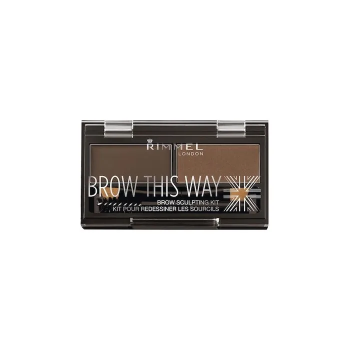 Rimmel Brow This Way Brow Sculpting Kit - 003 Dark Brown, 1.3g