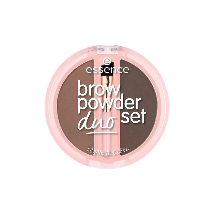 Essence Brow Powder Duo Set Eyebrow Powder 02 Medium 1.8g