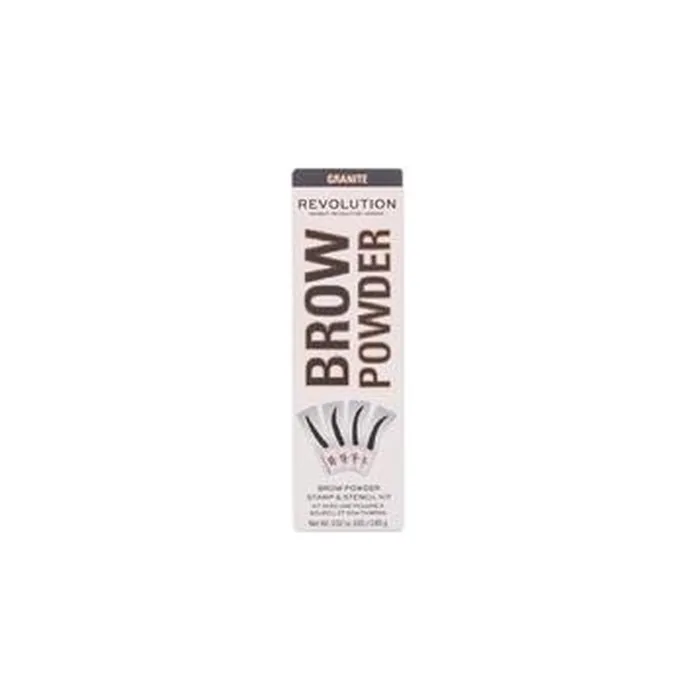 Makeup Revolution Brow Powder Stamp Stencil 065 G Dark Brown
