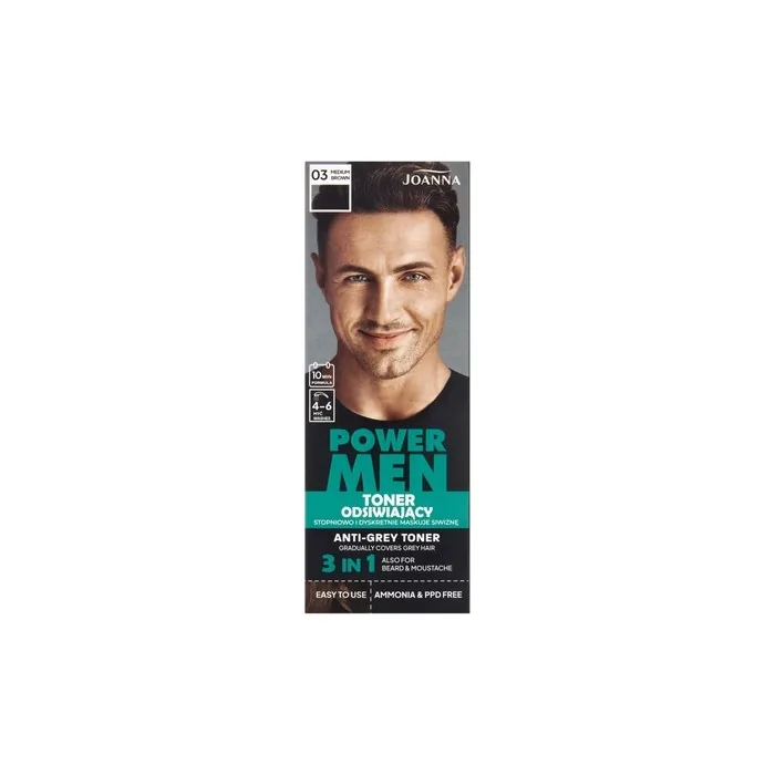 Joanna Power Men Toner 03 Medium Brown 80g