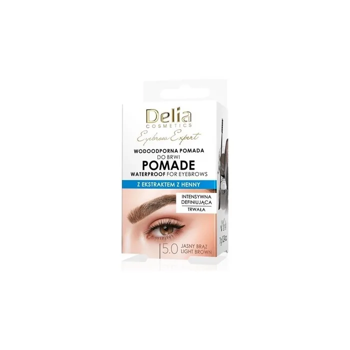 Delia Eyebrow Expert Waterproof Eyebrow Pomade 50 Light Brown 7 G