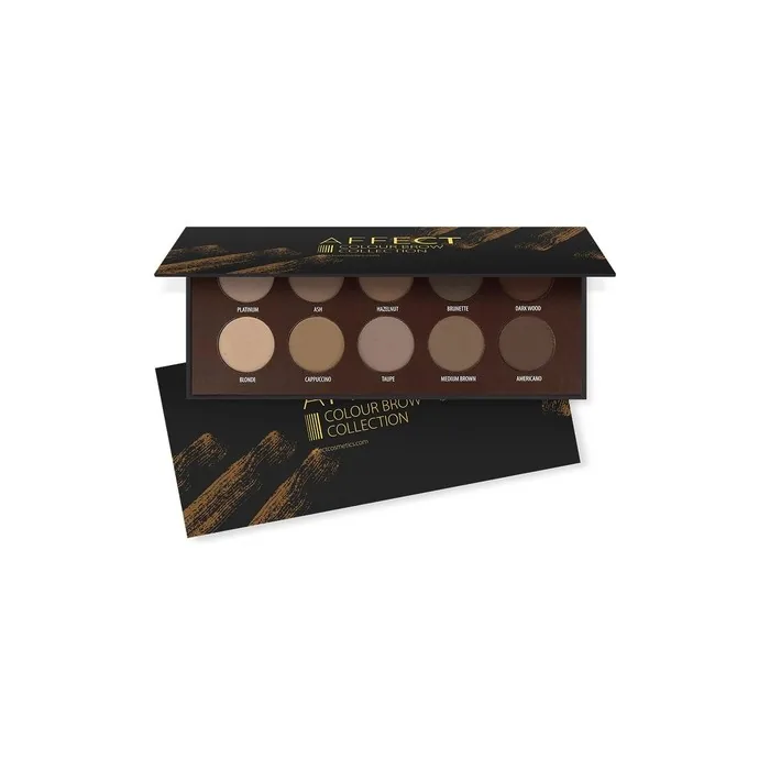 Affect Colour Brow Collection Eyeshadow Palette - 10x2g