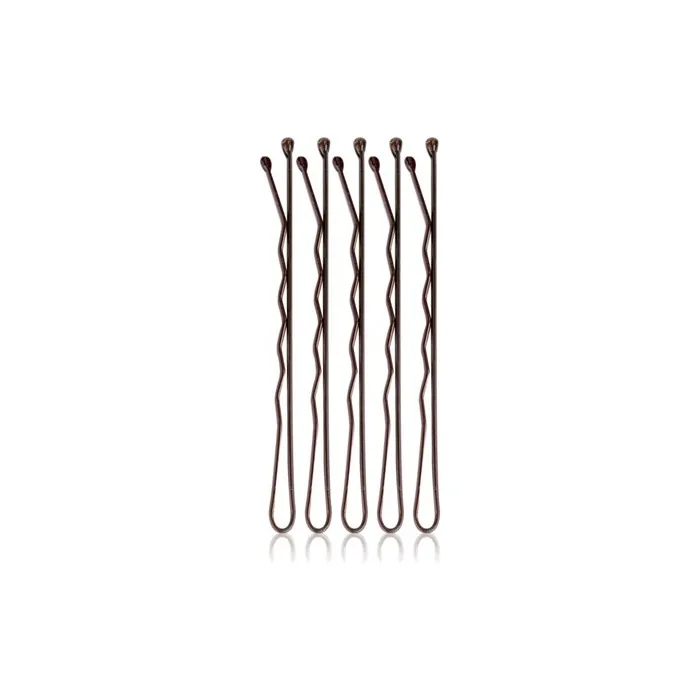 Brushworks Bobby Pins Brown 50 Pcs