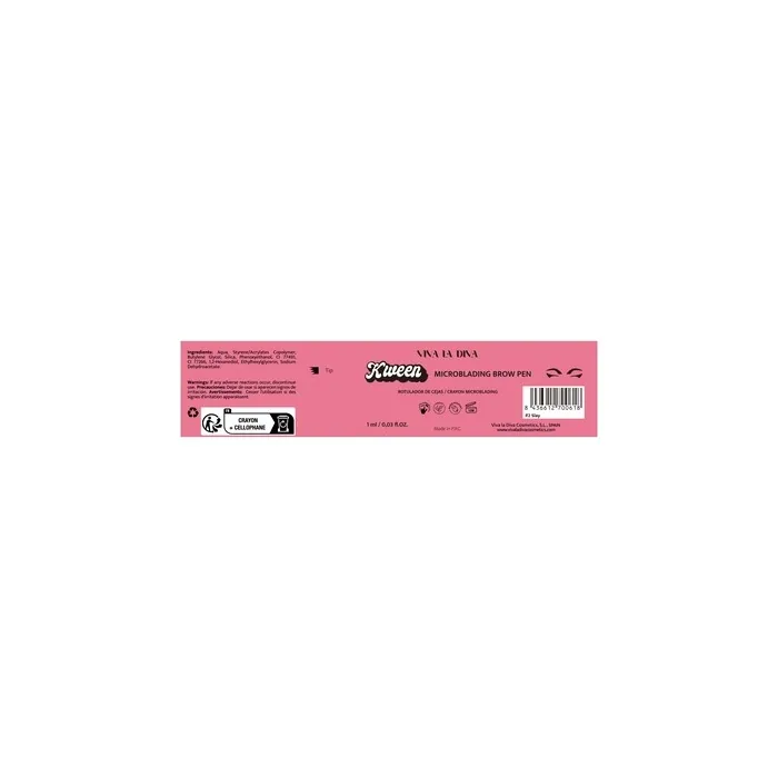 Viva la Diva Kween Eyebrow Microblading Brown