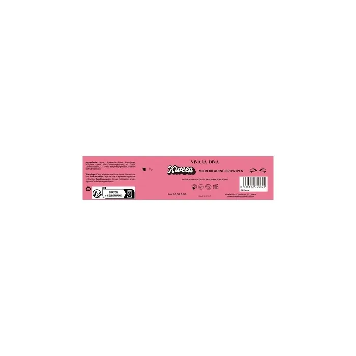 Viva la Diva Kween Eyebrow Microblading Dark Brown