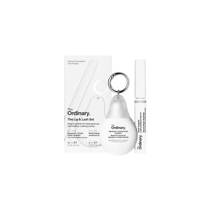 The Ordinary Set The Ordinary Multipeptide Lash And Brow Serum Squalane Amino Acids Lip Balm