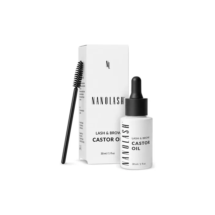 Nanolash Lash & Brow Castor Oil 100 Castor Oil For Eyebrows And Eyelashes 30ml
