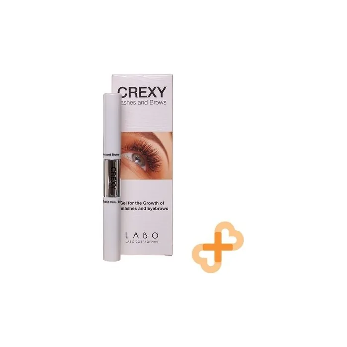 Crexy Gel For Eyelashes And Eyebrows Growth With Two Application Brushes