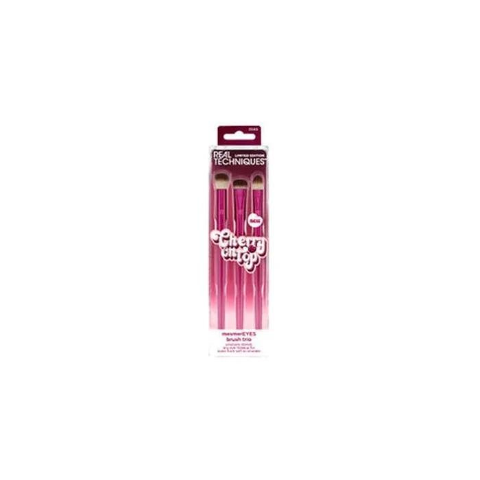 Cherry On Top Mesmereyes Brush Trio 3 Units - Essential Makeup Brushes For Stunning Eye Looks