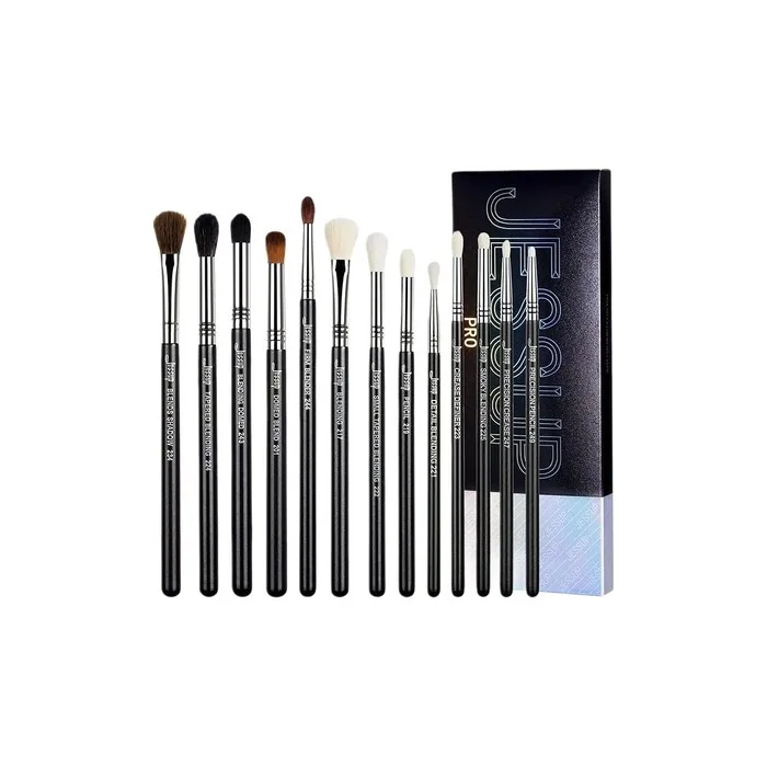 Jessup Pro Eyeshadow Brush Set Of Thirteen Eye Makeup Brushes T338