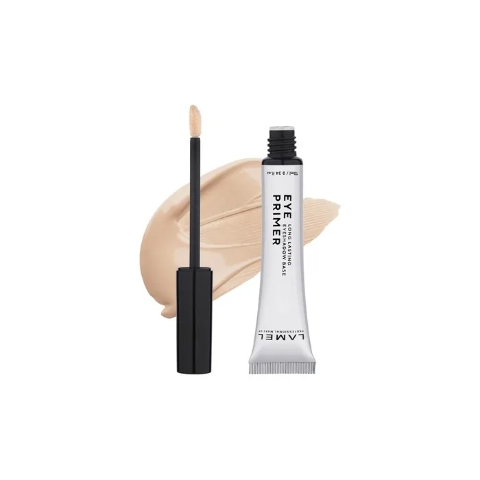 Lamel Insta Eyeshadows Base Universal Colours Clear Waterproof Vegan Cruelty-Free Long-Lasting Wear 10ml Beige