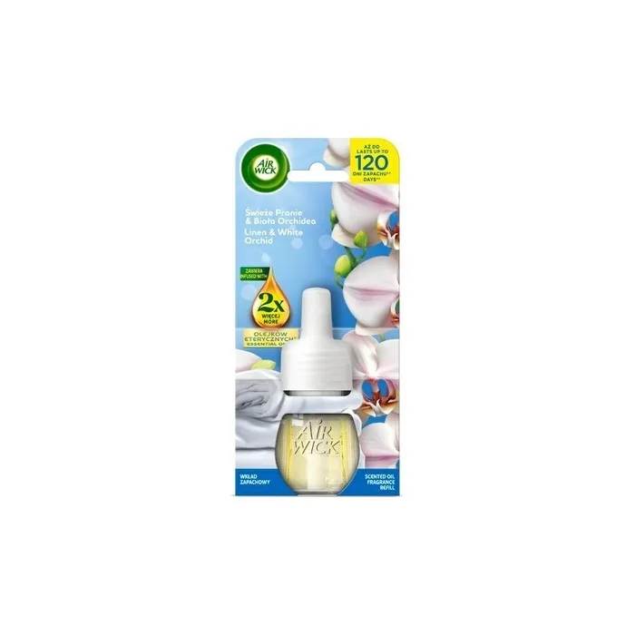 Air Wick Electric Air Freshener Refill Fresh Laundry & White Orchid 19ml
