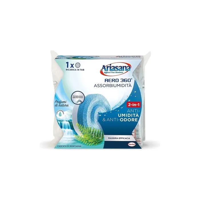 Ariasana 2090776 Aero 360 Refill Pack Vanilla Confort Tab, Yellow, 450 G