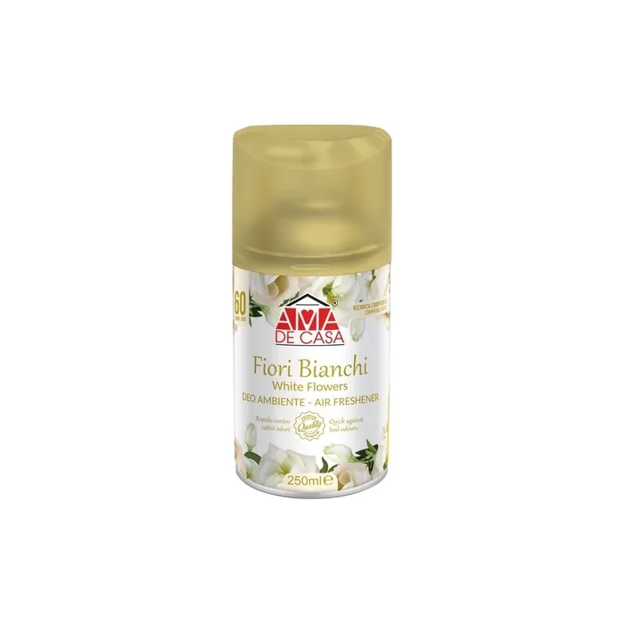 Ama De Casa Deo Matic Refill 250 Ml White Flowers