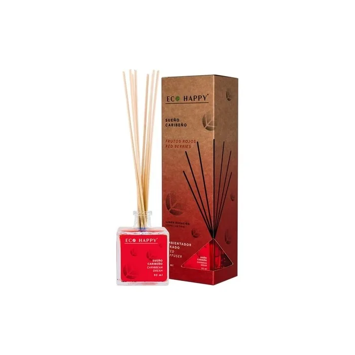 Eco Happy Mikado Room Fragrance Air Freshener 95ml - Fresh and Long-Lasting