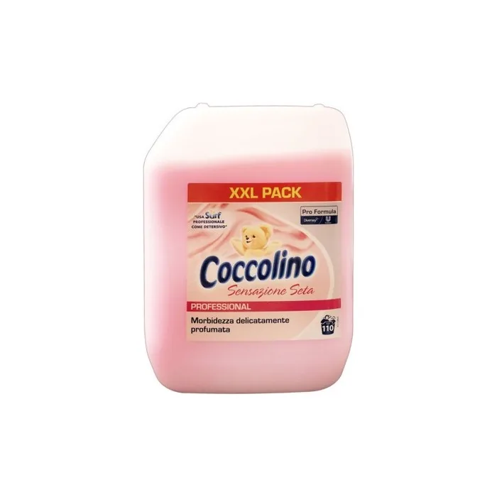 Coccolino Commercial Fabric Softener 10 Lt Sensation Silk 110 Gauges