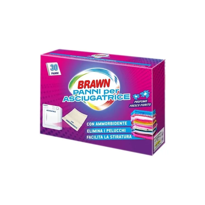 Brawn 30 Pack Dryer Cloths With Damper