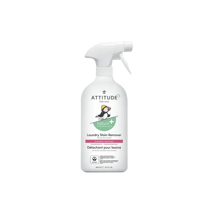 Attitude Laundry Stain Remover, Hypoallergenic Plant And Mineral-Based