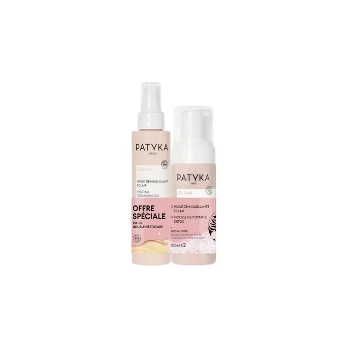 Patyka Cleansing Oil And Cleansing Foam Set Of 2 Pieces 150ml Each