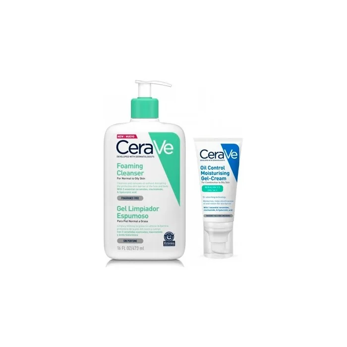 Cerave Foaming Oil Control Set Size 470 Ml