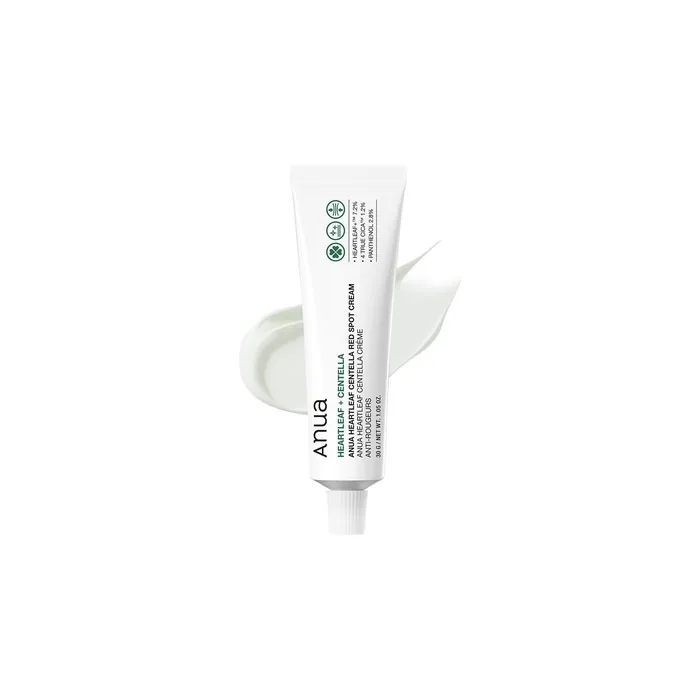 Anua Heartleaf Centella Red Spot Cream Hydration Face Moisturizer