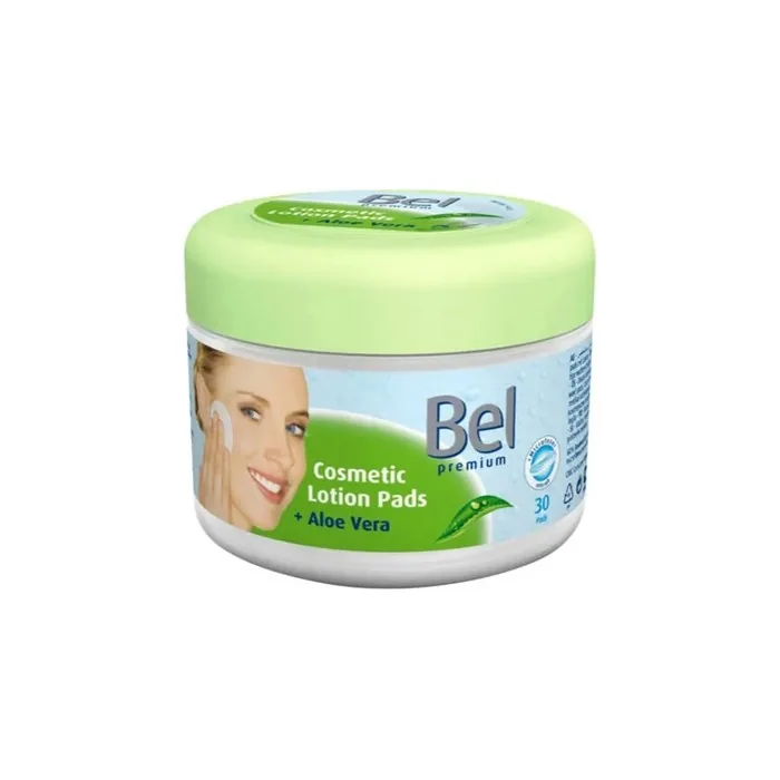Bel Bel Premium Cosmetic Lotion Pads Aloe Vera 30 Units