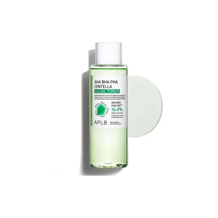 Aplb AHA BHA PHA Centella Facial Toner 164ml