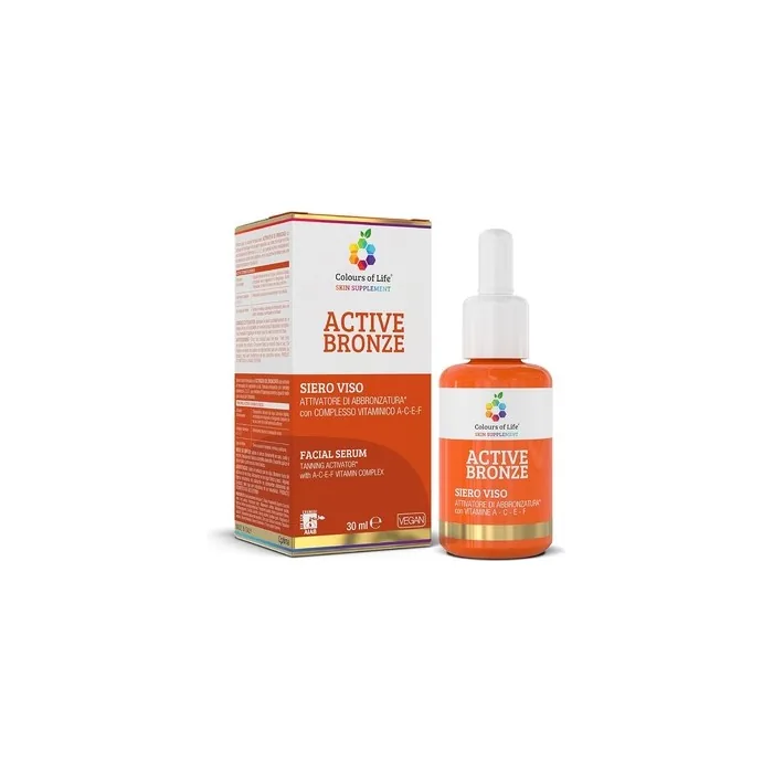 Colours Of Life Skin Supplement Active Bronze Tanning Activator Facial Serum