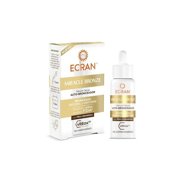 Ecran Miracle Bronze Self-Tanning Facial Serum 30ml