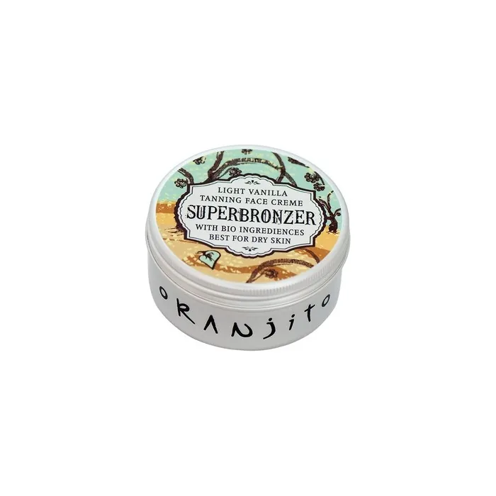 Oranjito Light Vanilla Superbronzer Face Cream Solarium Cosmetics 50g