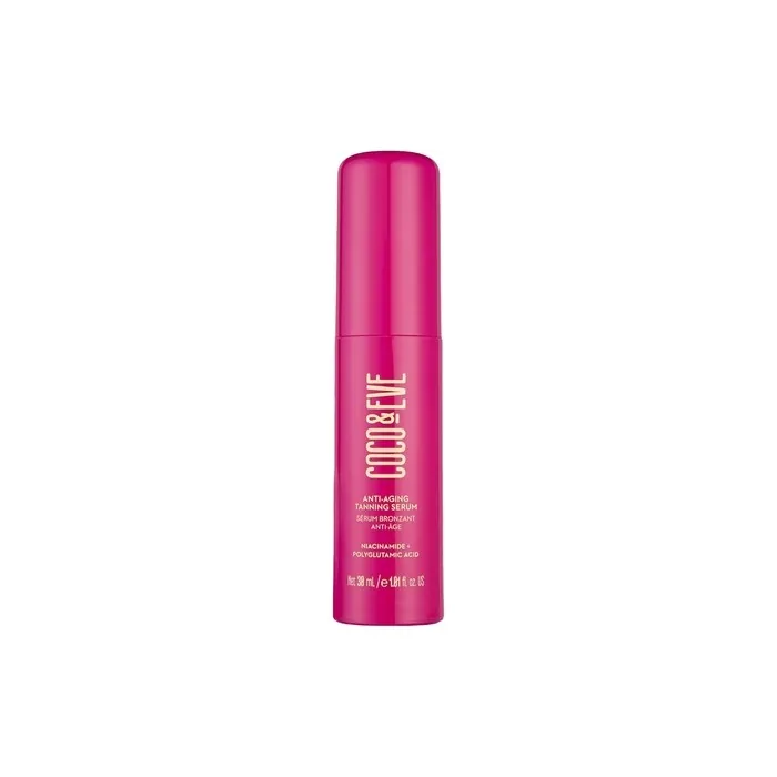 Coco & Eve Anti-Aging Tanning Serum Face Tanner with Skincare Actives