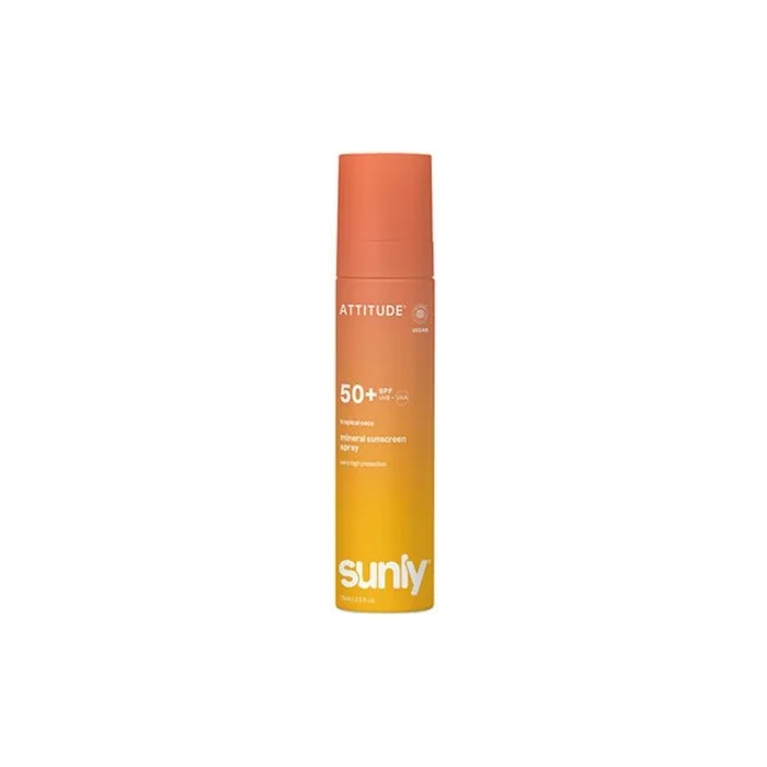 ATTITUDE Mineral Sunscreen Lightweight Lotion SPF 50 Tropical Coco 75g