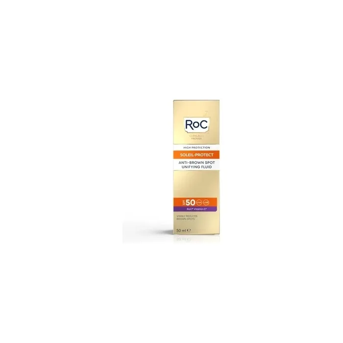 Roc Opco Llc Roc Soleil Protect Solar Fluid Face Spf 50 Antibrown Spots 50ml