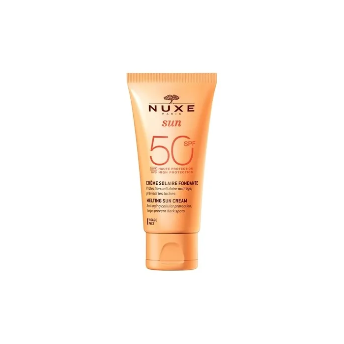 Nuxe Sun Fondant Face Cream 50 Ml Spf 50 High Protection Face Sunscreen