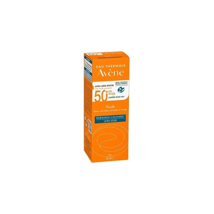 Avne Avene Sunscreen Face Fluid Dry Touch Normal To Combination Skin Spf 50 50ml