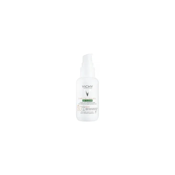 Vichy Capital Soleil Uvclear Spf 50 40ml High Protection Sunscreen For Imperfectionprone Skin