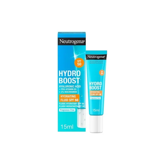 Neutrogena Hydro Boost Hydrating Fluid SPF 50 Face Sunscreen with Acid