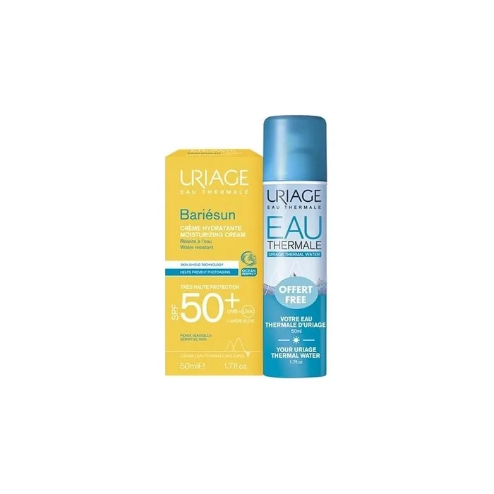 Uriage Bariesun Moisturizing Sunscreen Cream For Face Spf50 50ml With Thermal Water 50ml Offered
