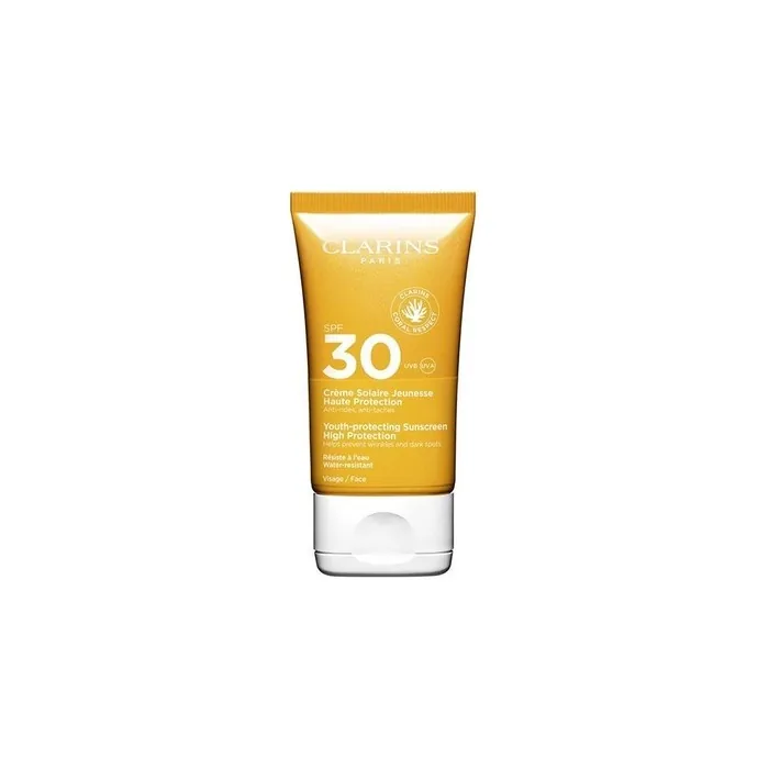 Clarins Youth Protecting Sunscreen Spf 30 Protective Face Cream 50 Ml