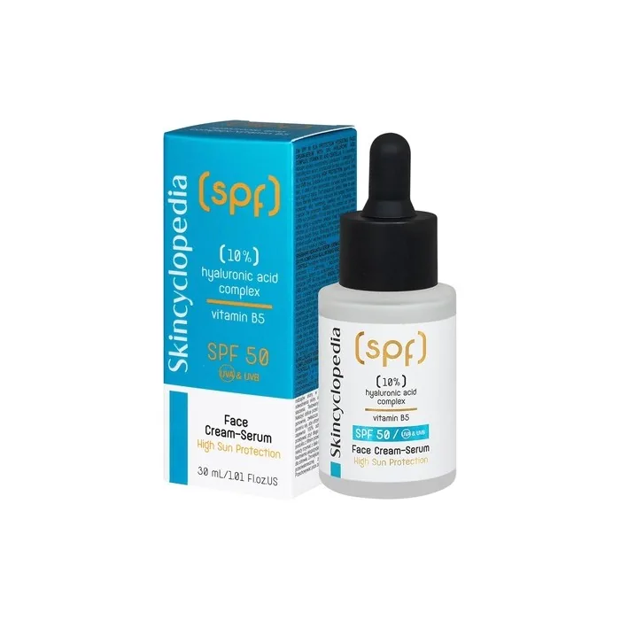 Skincyclopedia SPF 50 Face Moisturizer Sunscreen with 10% Hyaluronic Acid Complex 30ml