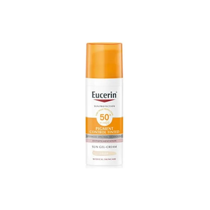 Eucerin Pigment Control Tinted Sun Gelcream Spf 50 50 Ml Medium