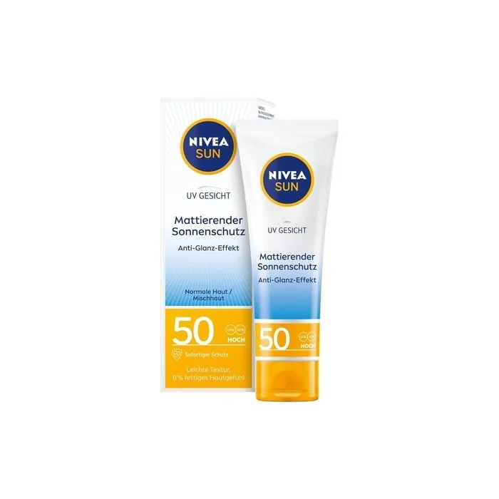 NIVEA SUN Face Sun Cream Frosted Sun Protection SPF 50 50ml