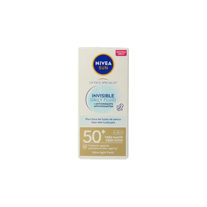 Nivea Sun Face Daily Fluid Spf 50 40 Milliliters