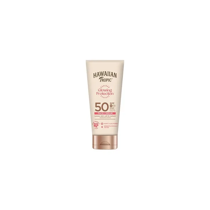 Hawaiian Tropic Sunscreen For Face Spf 50 Glowing Protection - 50 Ml