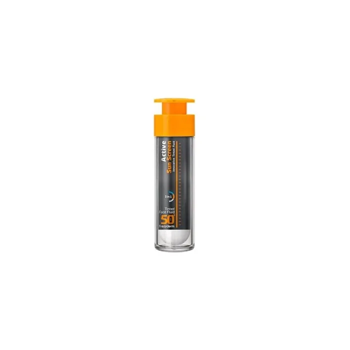 Frezyderm Active Sun Screen Tinted Face Fluid Spf50 50ml