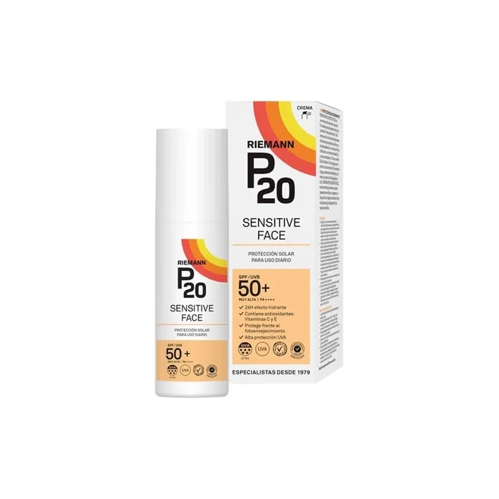 Riemann Riemann P20 Sensitive Face Protector Solar Spf50 Size 50 Ml